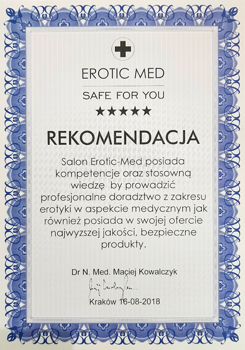 Rekomendacja Salonu Erotic-Med